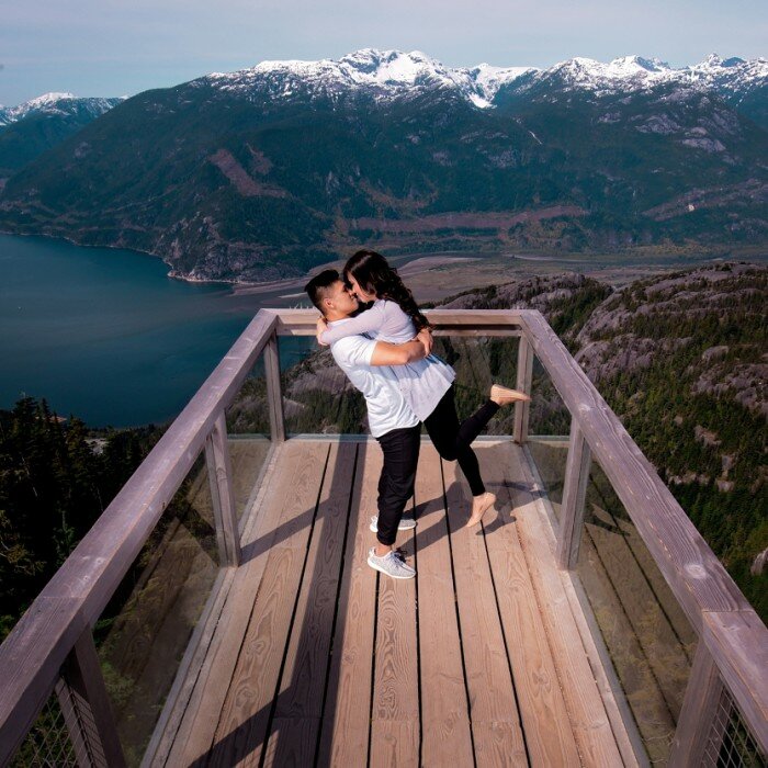 Sea to Sky Gondola engagement