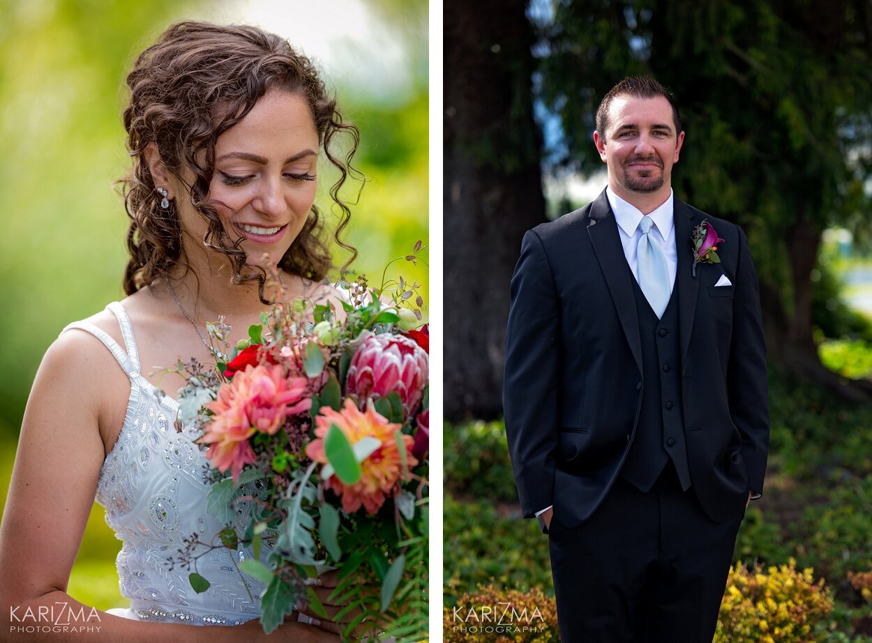 Villa di Fonti wedding Surrey bride and groom