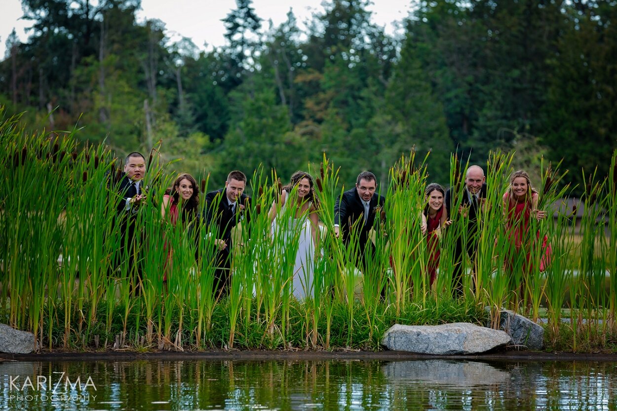 Villa di Fonti wedding Surrey bridal party