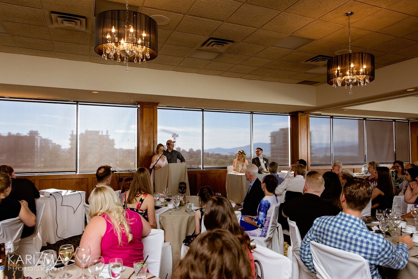 Diamond Ballroom Wedding Vancouver speaches